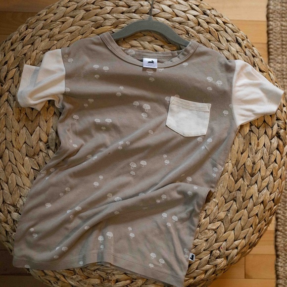 Little & Lively Pocket Slim Fit T-Shirt - Toadstool - Picture 9 of 9